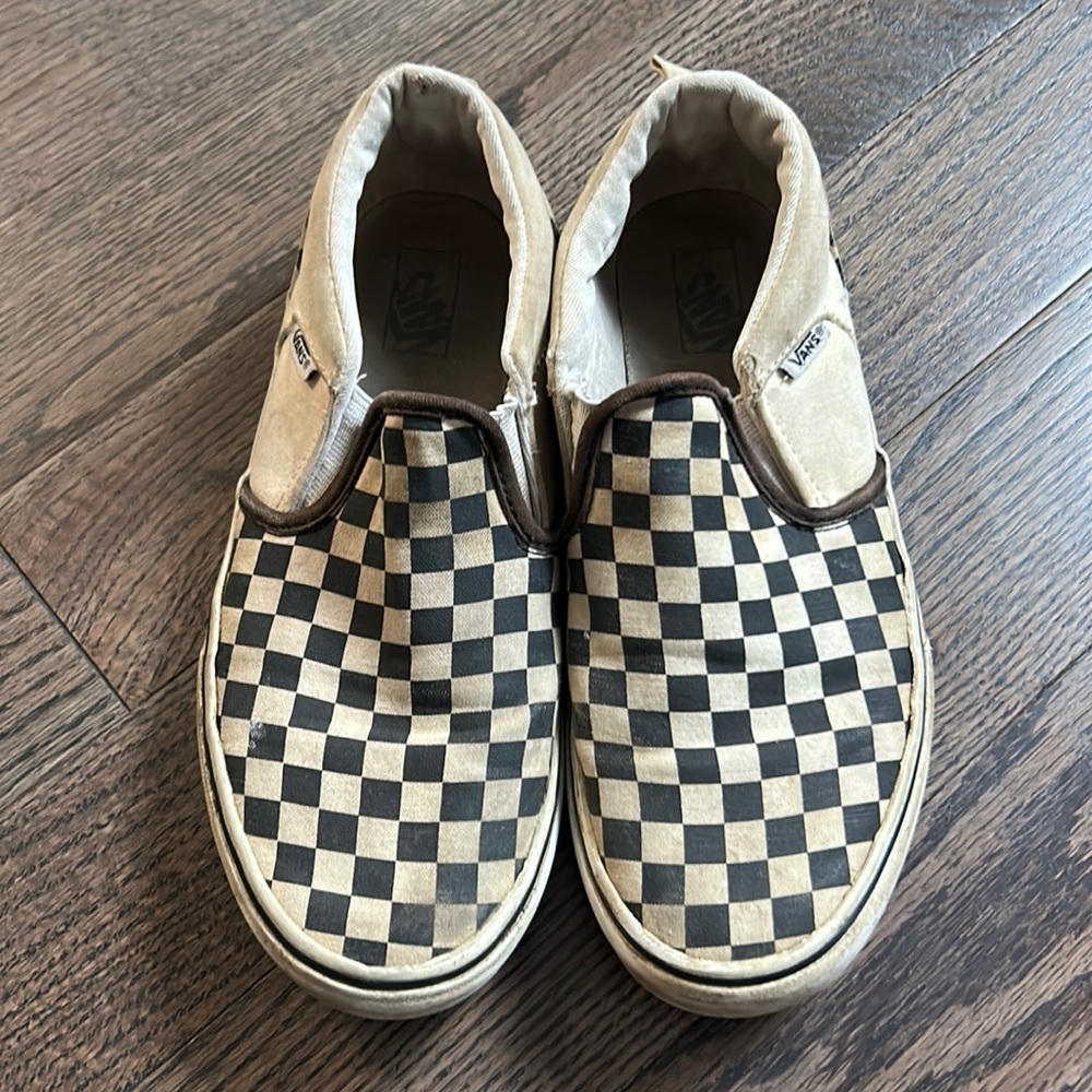 Vans - Black/White Checkerboard - Size 6